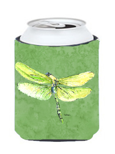 Picture of Carolines Treasures 8864CC Dragonfly On Avacado Can Or bottle sleeve Hugger - 12 oz.