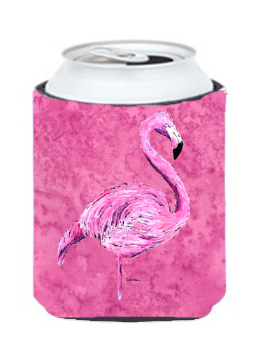 Picture of Carolines Treasures 8875CC Flamingo On Pink Can Or bottle sleeve Hugger - 12 oz.