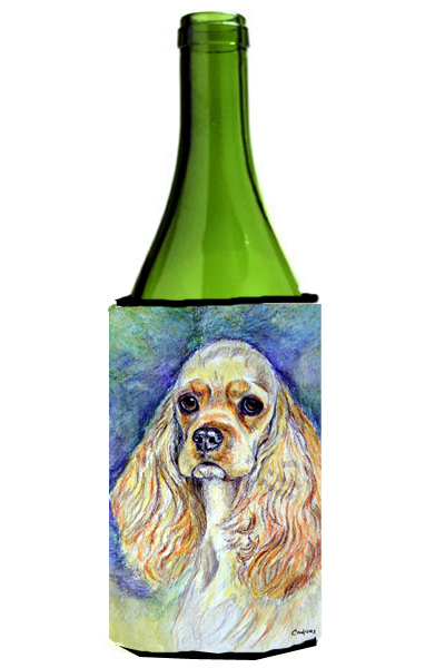 Picture of Carolines Treasures 7178LITERK Buff Cocker Spaniel Wine bottle sleeve Hugger - 24 oz.