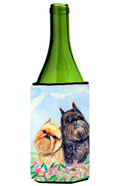 Picture of Carolines Treasures 7179LITERK Brussels Griffon Wine bottle sleeve Hugger - 24 oz.