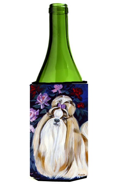 Picture of Carolines Treasures 7180LITERK Shih Tzu Wine bottle sleeve Hugger - 24 oz.