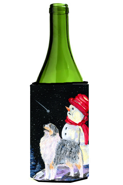 Australian Shepherd Wine bottle sleeve Hugger - 24 oz.