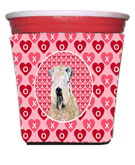 Wheaten Terrier Soft Coated Red Solo Cup bottle sleeve Hugger - 16 To 22 oz.