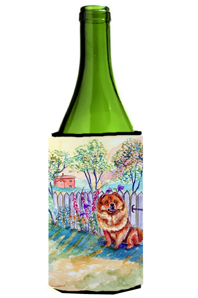 Picture of Carolines Treasures 7210LITERK Chow Chow Wine bottle sleeve Hugger - 24 oz.