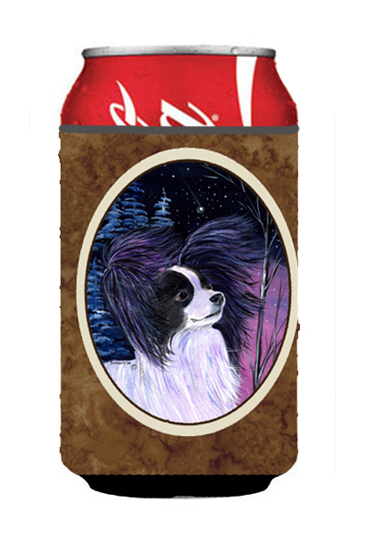 Starry Night Papillon Can Or bottle sleeve Hugger - 12 oz.
