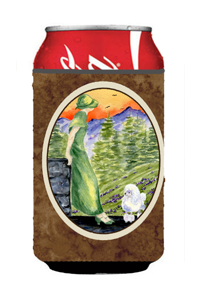 Poodle Can Or bottle sleeve Hugger - 12 oz.