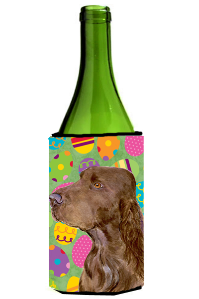 Field Spaniel Easter Eggtravaganza Wine bottle sleeve Hugger - 24 oz.