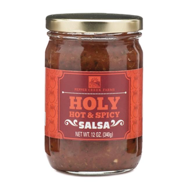 Pepper Creek Farms 5F Holy Hot Spicy Salsa - Pack of 12