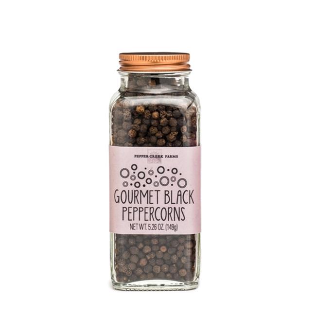 Pepper Creek Farms 502D Gourmet Black Peppercorns - Pack of 6