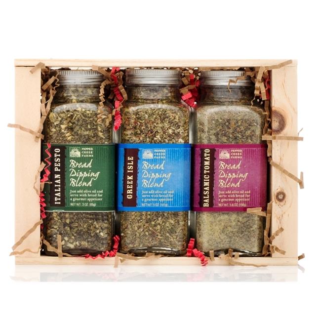 Pepper Creek Farms CRT-002 Italian Pesto & Greek Isle - Balsamic Tomato Bread...