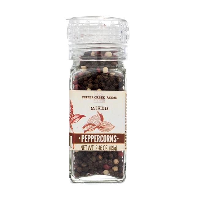 Pepper Creek Farms 601I-GR4 Mixed Peppercorns With Grinder - Pack of 6