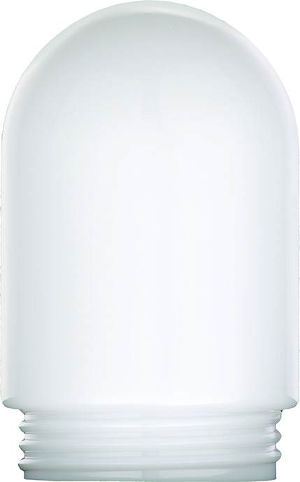Picture of Polymer Products 3201-50730 Cylinder 6.25 in. White Acrylic Savannah Replacement Globe- Pack Of 6