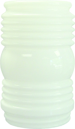 Picture of Polymer Products 3201-50530 Cylinder 5.5 in. White Acrylic Jelly Jar Replacement Globe- Pack Of 6