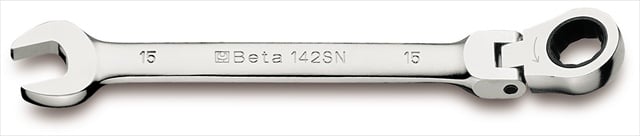142SN 12-Point Flex Head, Ratcheting Combination Wrench, Metric 13mm