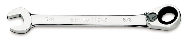 142 Series 12-Point Reversible Ratcheting Combination Wrench, SAE 9/16"