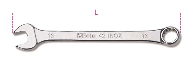 000420308 42-INOX - 8 mm. Combination Wrenches -  Beta Tools