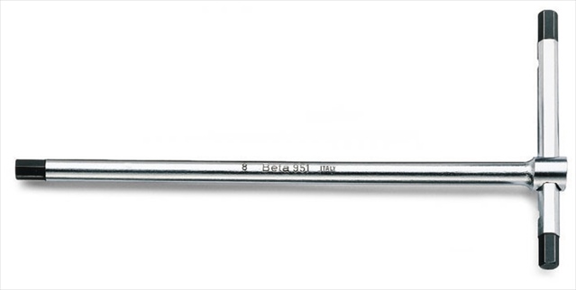 951 9 mm. T-Handle Wrench Three Hexagon Male Ends