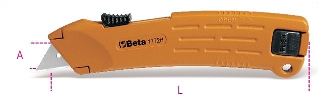 Picture of Beta Tools 017720029 1772 H-safety Utility Knife