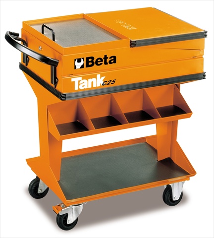 Picture of Beta Tools 025000001 C25-Tank Trolley With Shelf