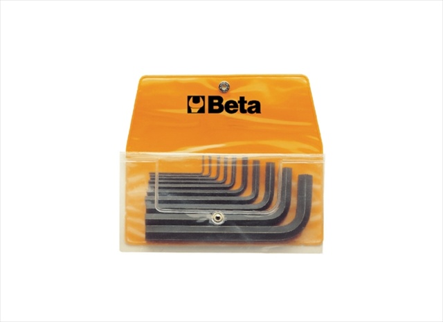 Picture of Beta Tools 000960650 96N-B10 Hexagon Key Wrenches in Wallet- Set of 10