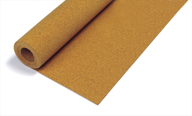 0.25 in. Natural Cork 200 Square Foot Roll Underlayment