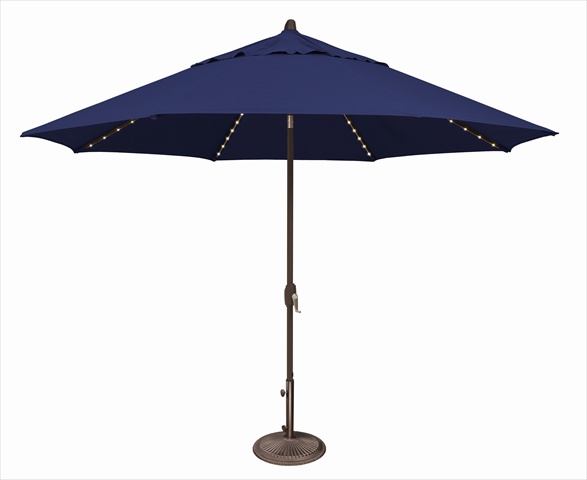 11 ft. Lanai Pro Octagon Market Umbrella with Star Light  Sky Blue -  Gan Eden, GA2650431