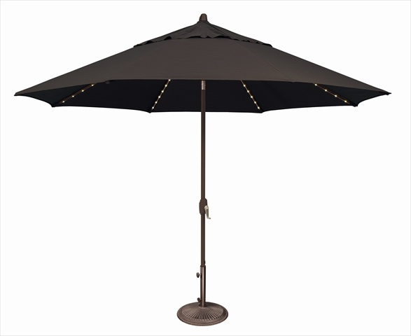 Lanai Pro Octagon Market Umbrella - Black -  Gan Eden, GA3202136