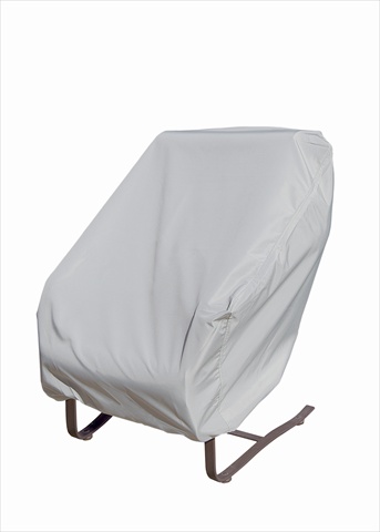 41 in. Rocking Chair Cover Grey