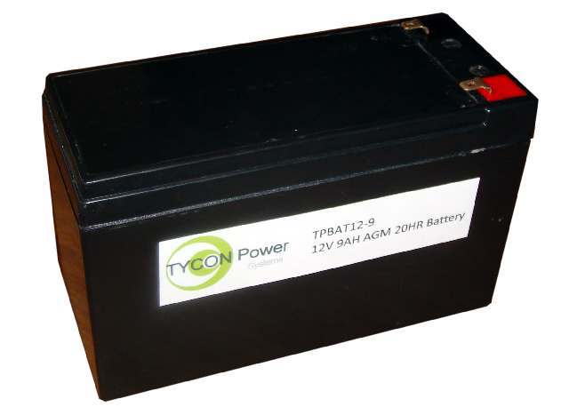 Picture of Tycon Systems TPBAT12-9 12V- 9Ah Valve Regulated Sealed Battery
