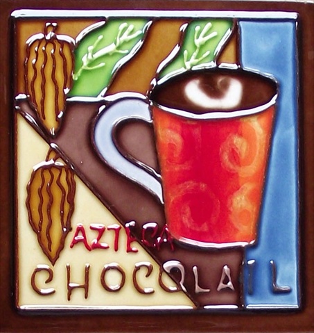 SD-104 4 x 4 in. Dark Coffee Set No.2 Ceramic Art Tile