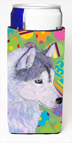 Siberian Husky Easter Eggtravaganza Michelob Ultra bottle sleeves For Slim Cans