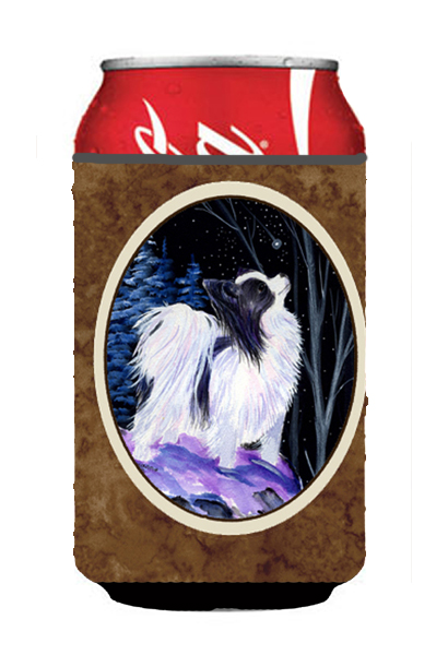 Starry Night Papillon Can Or bottle sleeve Hugger