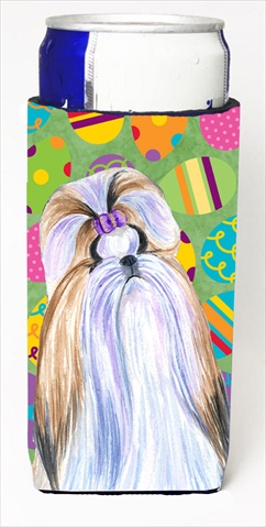 Shih Tzu Easter Eggtravaganza Michelob Ultra bottle sleeves For Slim Cans