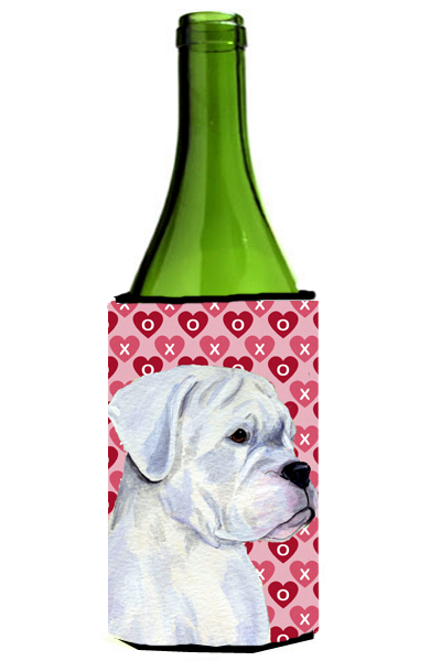 Boxer Hearts Love And Valentines Day Wine bottle sleeve Hugger