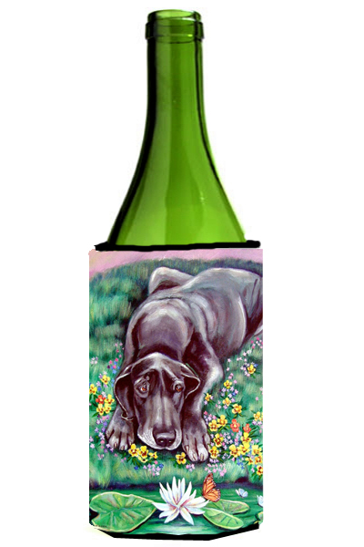 Picture of Carolines Treasures 7235LITERK Blue Great Dane Wine bottle sleeve Hugger