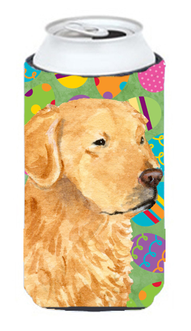 Golden Retriever Easter Eggtravaganza Tall Boy bottle sleeve Hugger