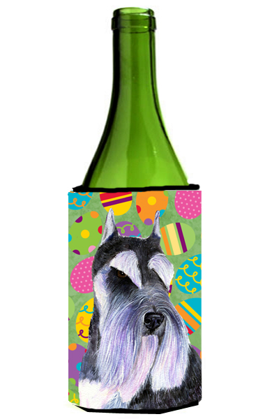 Schnauzer Easter Eggtravaganza Wine bottle sleeve Hugger