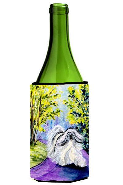 Picture of Carolines Treasures SS8643LITERK Tibetan Terrier Wine bottle sleeve Hugger