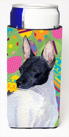 Rat Terrier Easter Eggtravaganza Michelob Ultra bottle sleeves For Slim Cans