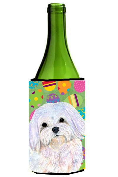 Maltese Easter Eggtravaganza Wine bottle sleeve Hugger