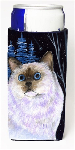 Starry Night Cat - Birman Michelob Ultra bottle sleeves For Slim Cans