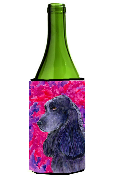 Picture of Carolines Treasures SS8659LITERK Cocker Spaniel Wine bottle sleeve Hugger