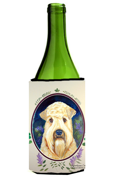 Picture of Carolines Treasures 7254LITERK Wheaten Terrier Soft Coated Wine bottle sleeve Hugger