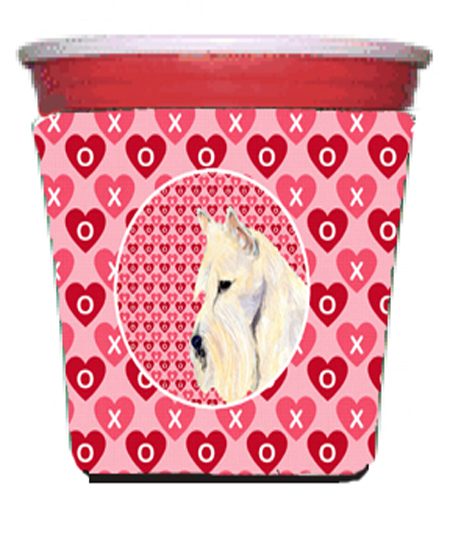 Scottish Terrier Red Solo Cup bottle sleeve Hugger