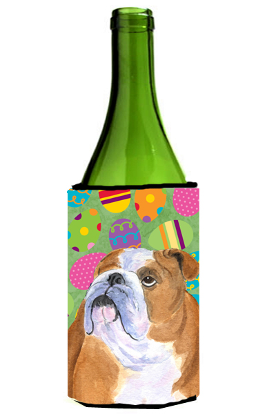 Bulldog English Easter Eggtravaganza Wine bottle sleeve Hugger