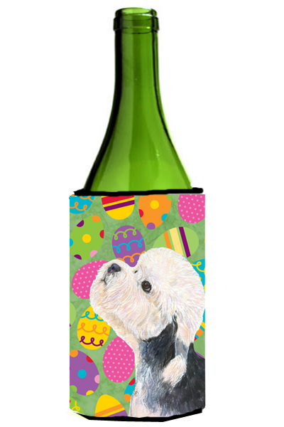 Dandie Dinmont Terrier Easter Eggtravaganza Wine bottle sleeve Hugger - 24 Oz.