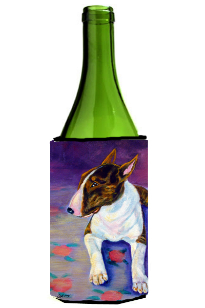 Picture of Carolines Treasures 7287LITERK Bull Terrier Wine bottle sleeve Hugger - 24 Oz.