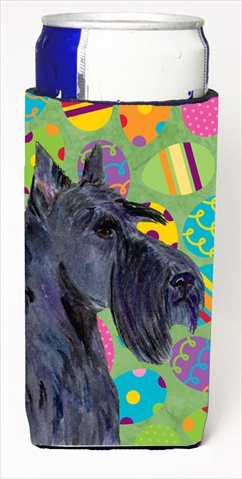 Scottish Terrier Easter Eggtravaganza Michelob Ultra bottle sleeves For Slim Cans - 12 Oz.