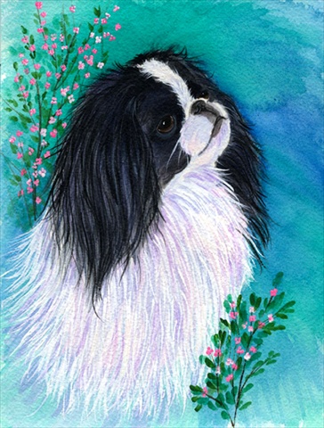 Japanese Chin Flag Canvas - House Size