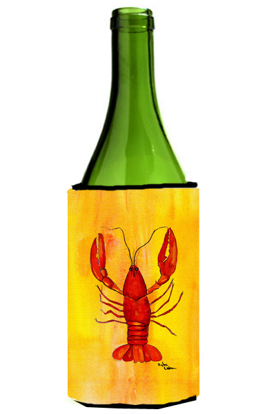 Picture of Carolines Treasures 8044LITERK Crawfish Wine bottle sleeve Hugger - 24 Oz.